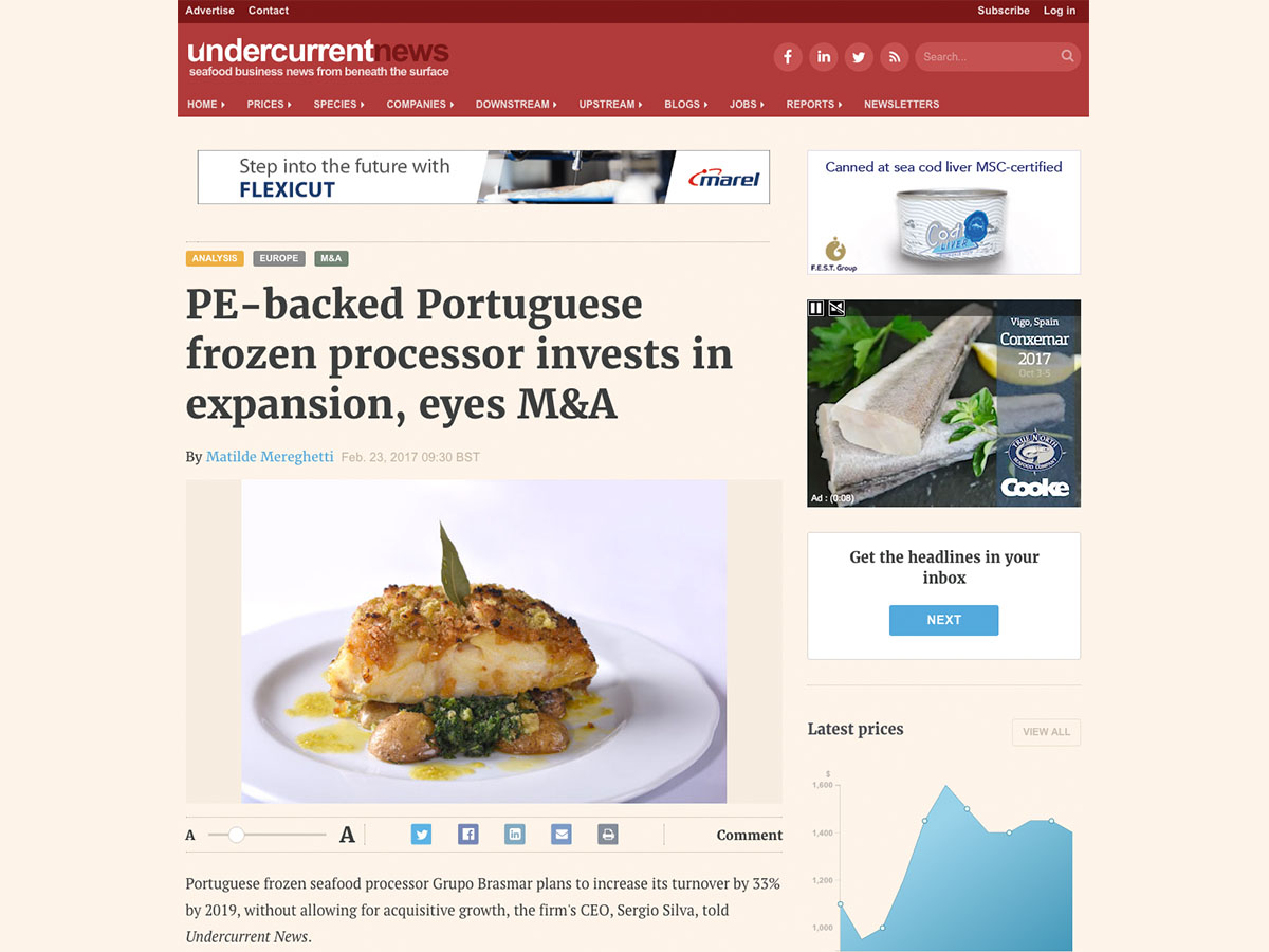 PE-backed Portuguese frozen processor invests in expansion, eyes M&A – Undercurrentnews