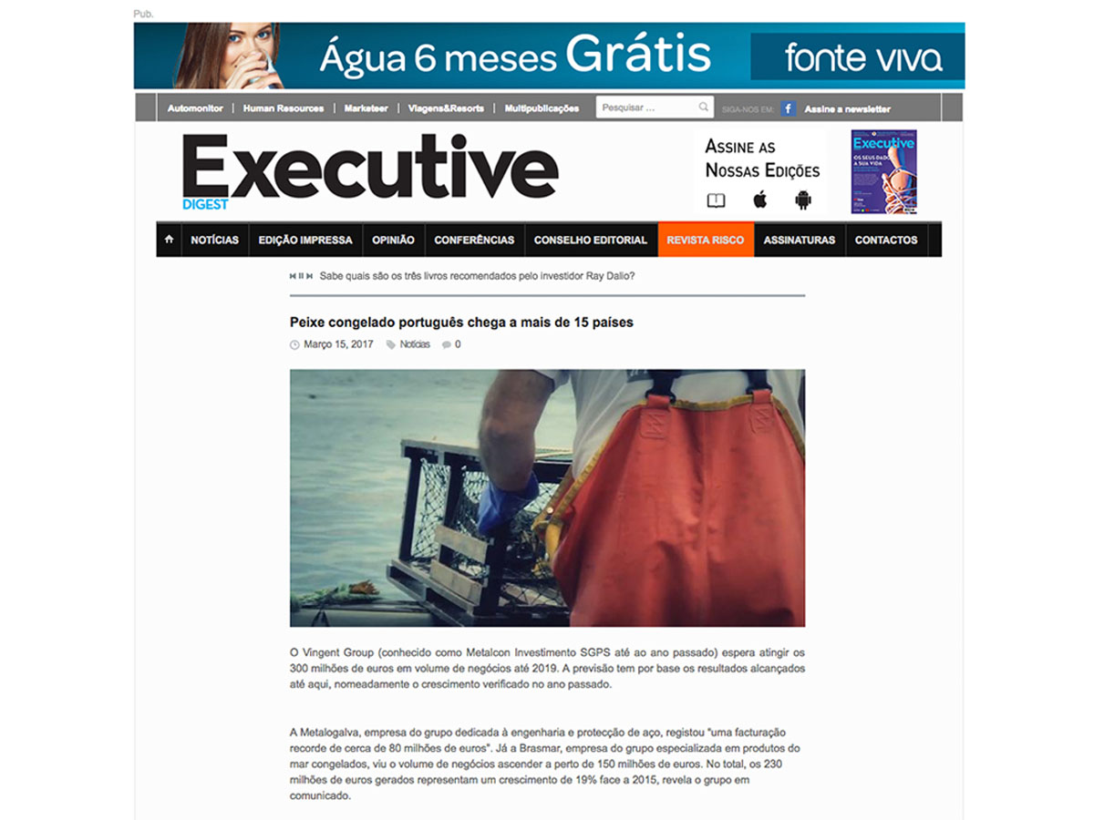 Peixe congelado português chega a mais de 15 países – Executive Digest